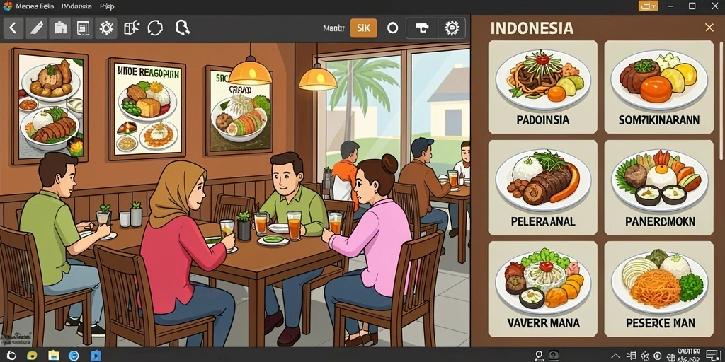 Beragam tema permainan yang menarik.