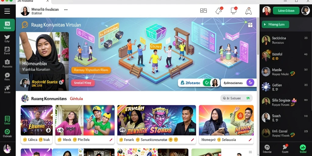 Menampilkan berbagai tema menarik yang ada dalam game.