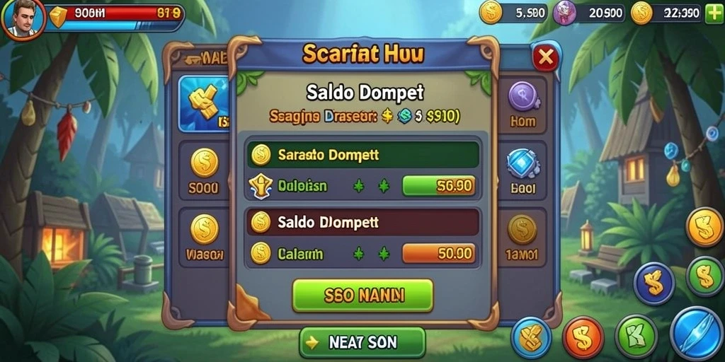 Grafis detail yang memukau dalam setiap level.
